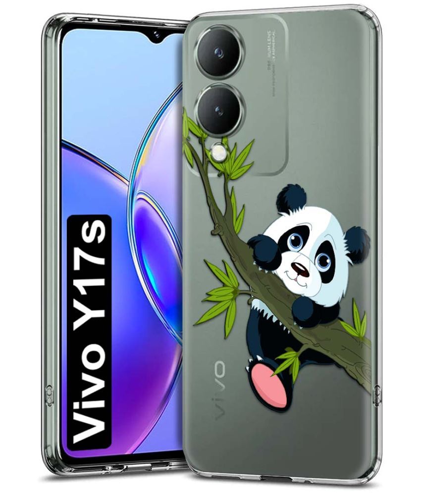     			NBOX Multicolor Printed Back Cover Silicon Compatible For Vivo Y17s 4G ( Pack of 1 )