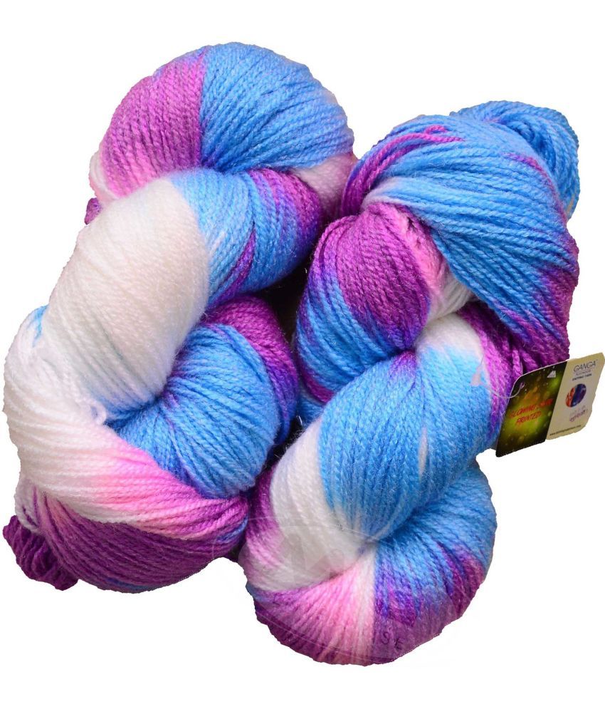     			Represents Ganga Glow Knitting Yarn Wool, Flourish  400 gm . Art-CJC