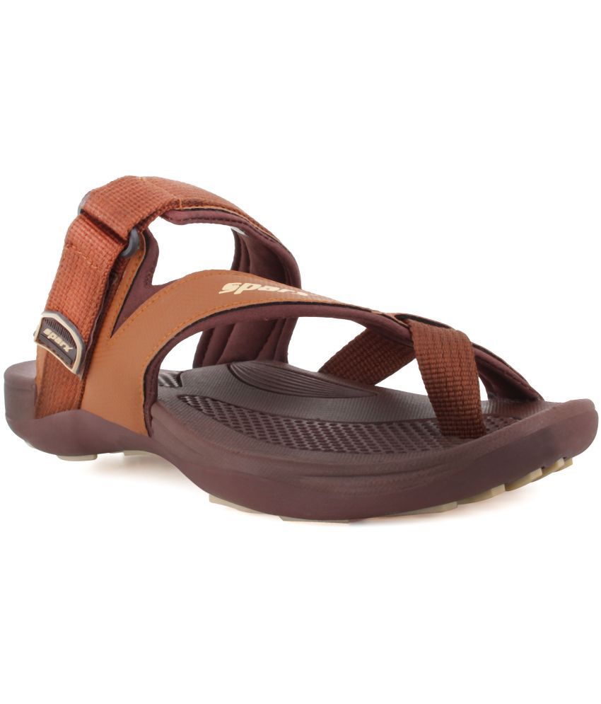     			Sparx Brown Men's Thong Flip Flop