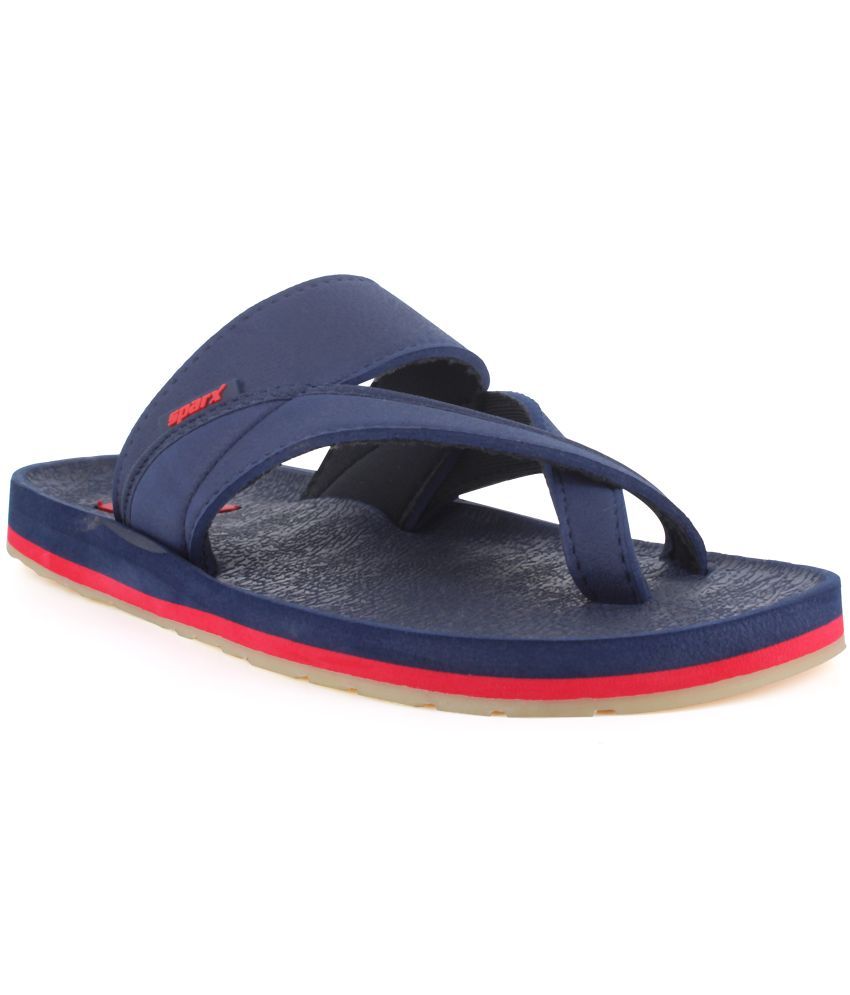     			Sparx Navy Blue Men's Thong Flip Flop