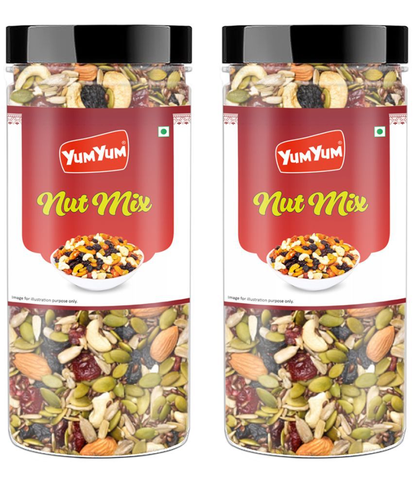     			YUM YUM Premium Mixed Dry Fruits & Berries Healthy Dried Nutmix, 500g (Pack Of 2-250g Each)