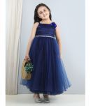 Toy Balloon Kids Net Gown For Girls ( Pack of 1 , Navy Blue )