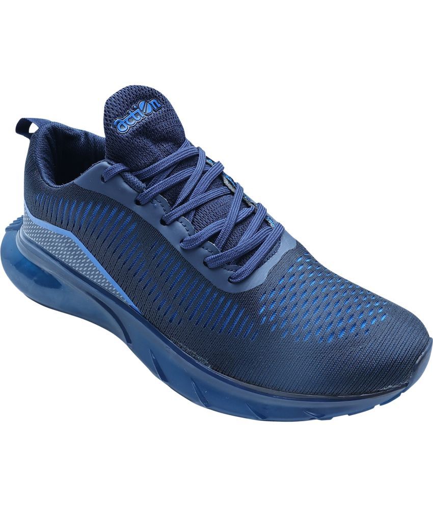     			Action Sports Shoes Navy Men's Sports Running Shoes