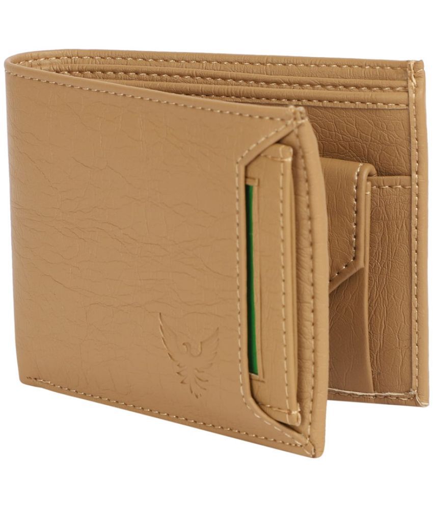     			Goldalpha Beige Faux Leather Men's Regular Wallet ( Pack of 1 )