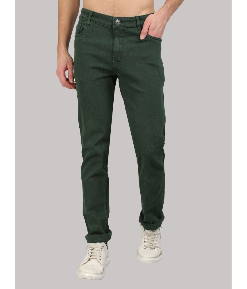     			JB JUST BLACK Regular Fit Basic Men's Jeans - Green ( Pack of 1 )