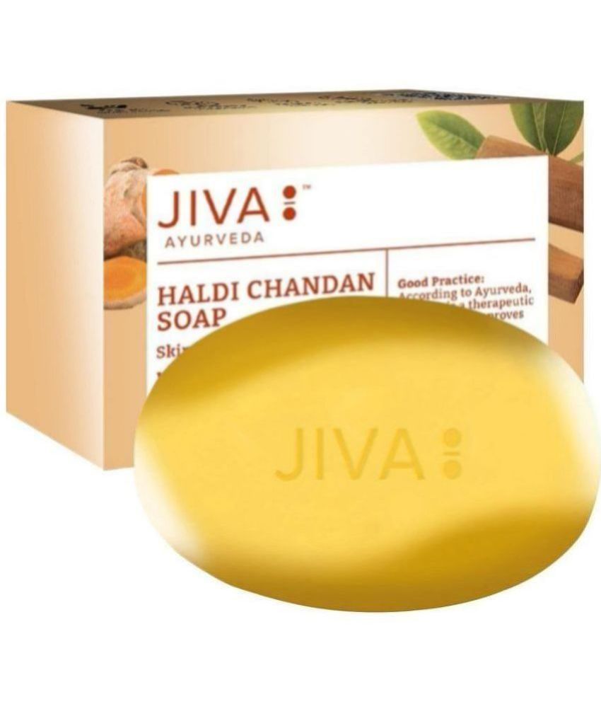     			Jiva Haldi Chandan Soap For Moisturizing Bathing Bar for Normal Skin 75g (Pack of 1)