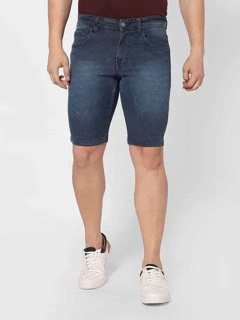 Denim Shorts & 3/4ths: Buy Denim Shorts & 3/4ths for Men Online at Low  Prices - Snapdeal India