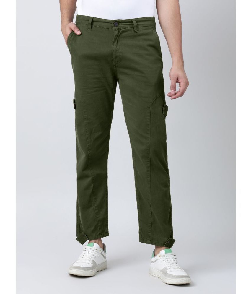     			Bene Kleed Regular Flat Men's Chinos - Olive ( Pack of 1 )