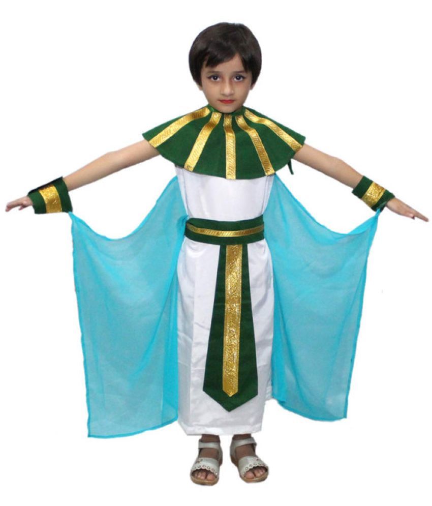     			Kaku Fancy Dresses International Ethnic Wear Egyptian Girl Costume -Multicolor, 5-6 Years, For Girls