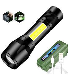 Mantra - 5W Rechargeable Flashlight Torch ( Pack of 1 )