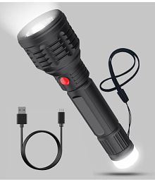 let light - 30W Rechargeable Flashlight Torch ( Pack of 1 )