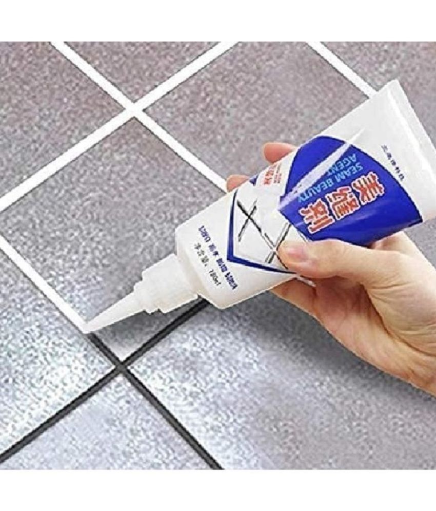     			DHSMART Tile Gap Filler Crack Gap Seal Metal Polish Paste Gaps/Grout Repair Filler Tube Tiles Sealant Agent 180 mL