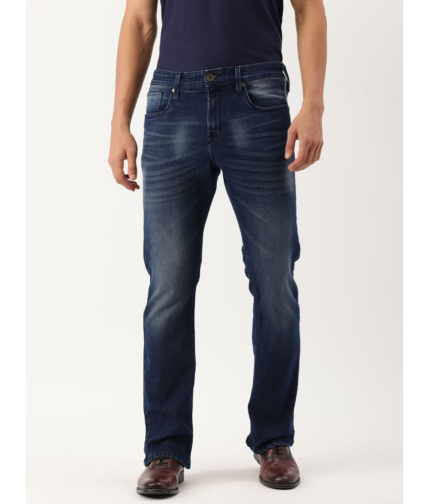     			IVOC Regular Fit Washed Men's Jeans - Navy Blue ( Pack of 1 )