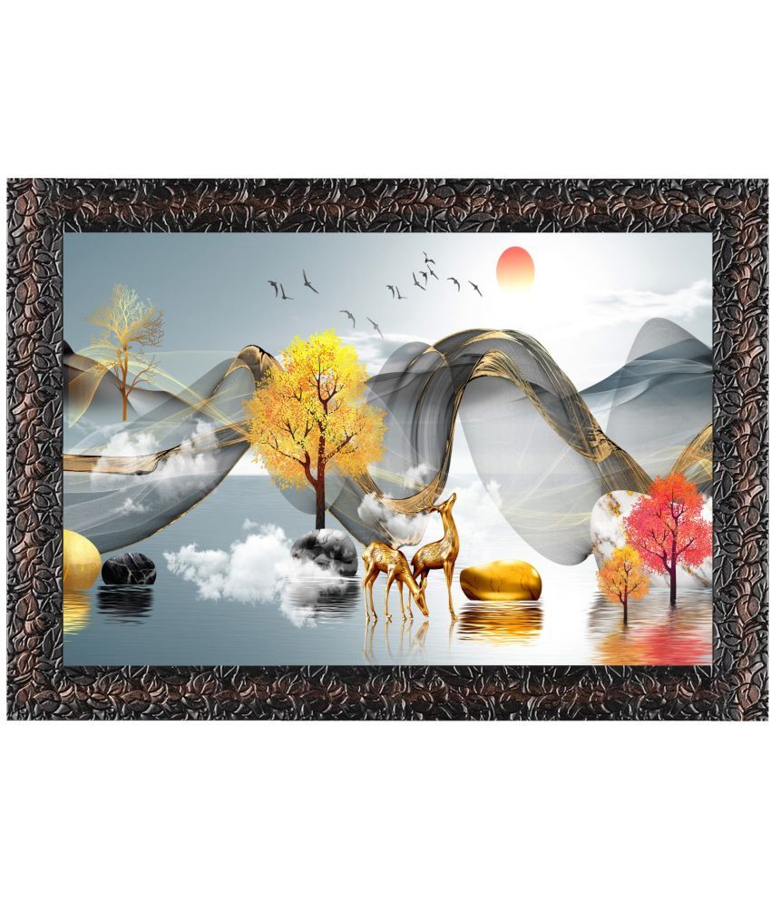     			Indianara Landscape Painting With Frame