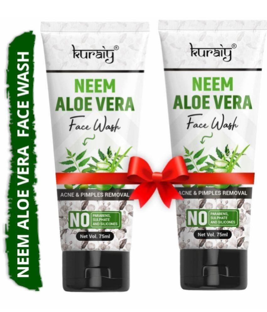     			KURAIY Face Wash Cream With Natural Deep Moisturizing Face wash Tube pack of 2