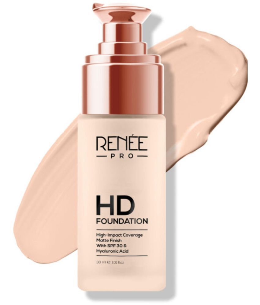     			RENEE PRO HD Foundation - Ceder, Seamless HD Coverage with Matte Finish, Highly Blendable, 30 Ml