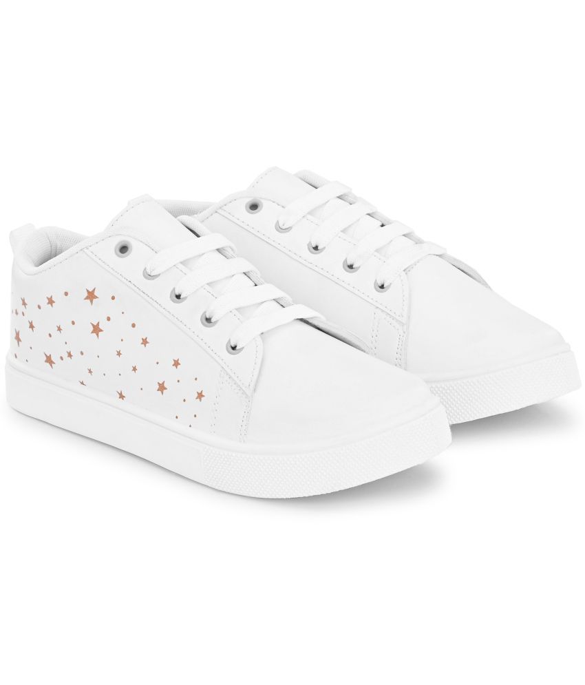     			Birde White Women's Sneakers