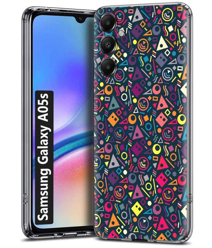     			Fashionury Multicolor Printed Back Cover Silicon Compatible For Samsung Galaxy A05s ( Pack of 1 )