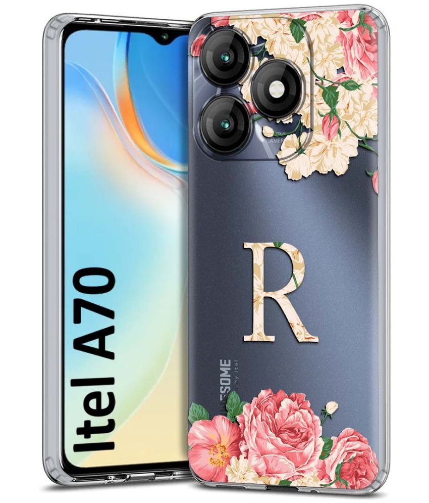     			Fashionury Multicolor Printed Back Cover Silicon Compatible For Itel A70 ( Pack of 1 )