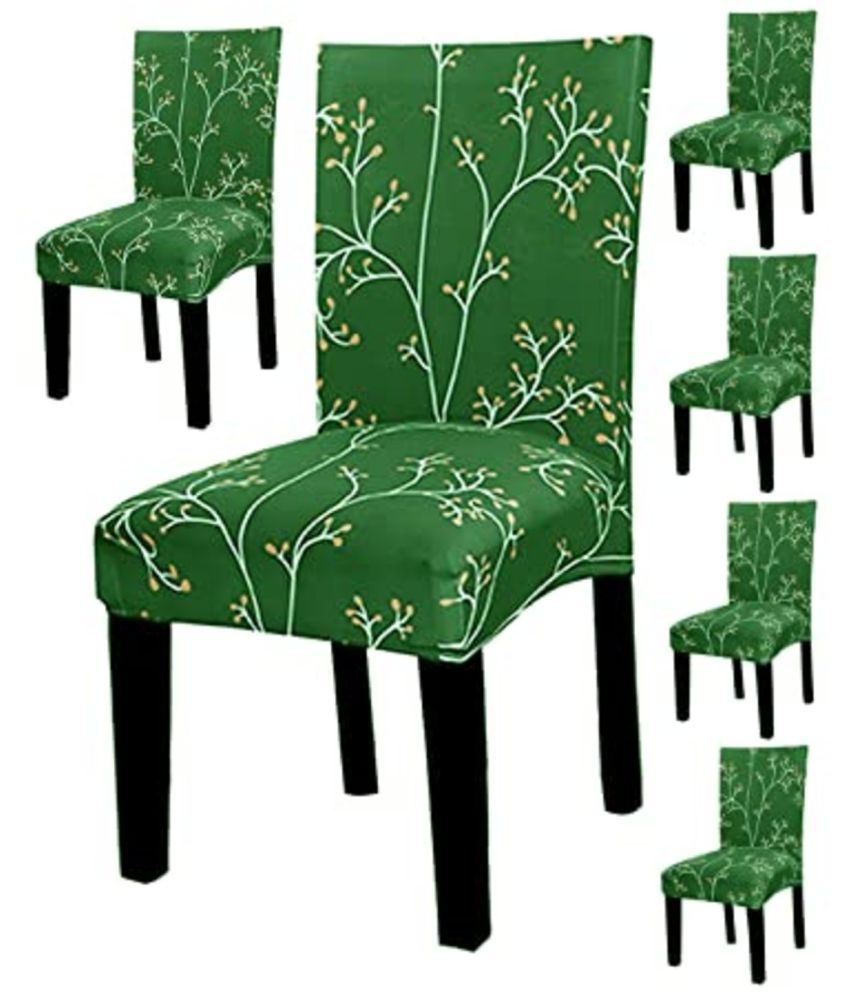     			House Of Quirk 1 Seater Polyester Chair Cover ( Pack of 6 )