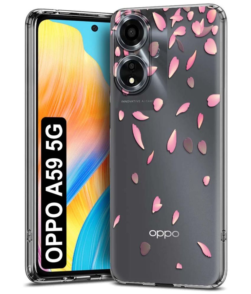     			NBOX Multicolor Printed Back Cover Silicon Compatible For Oppo A59 5G ( Pack of 1 )