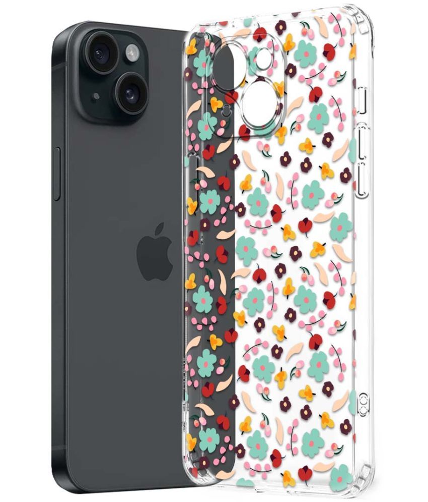     			NBOX Multicolor Printed Back Cover Silicon Compatible For Apple iPhone 15 Plus ( Pack of 1 )