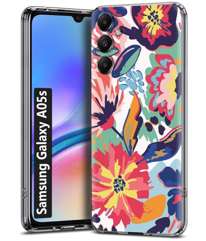     			NBOX Multicolor Printed Back Cover Silicon Compatible For Samsung Galaxy A05s ( Pack of 1 )