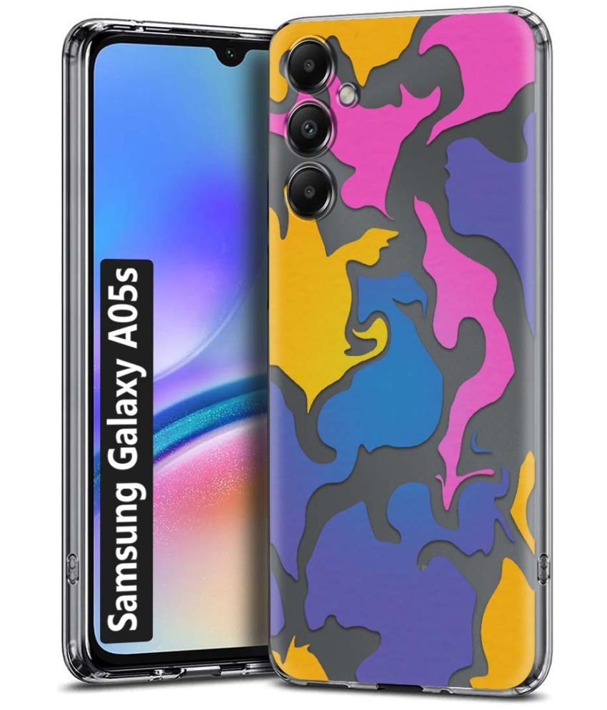     			NBOX Multicolor Printed Back Cover Silicon Compatible For Samsung Galaxy A05s ( Pack of 1 )