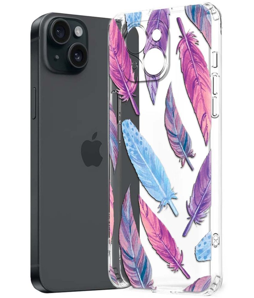     			NBOX Multicolor Printed Back Cover Silicon Compatible For Apple iPhone 15 Plus ( Pack of 1 )