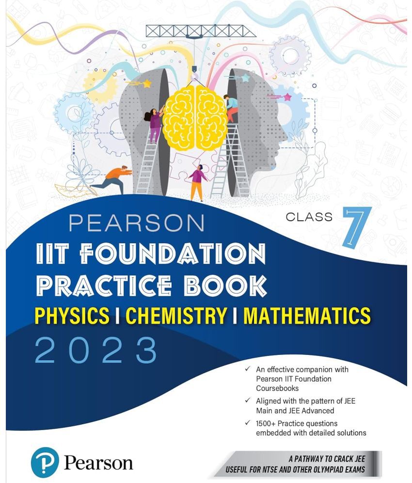     			Pearson IIT Foundation Practice Book Physics, Chemistry & Mathematics - Class 7