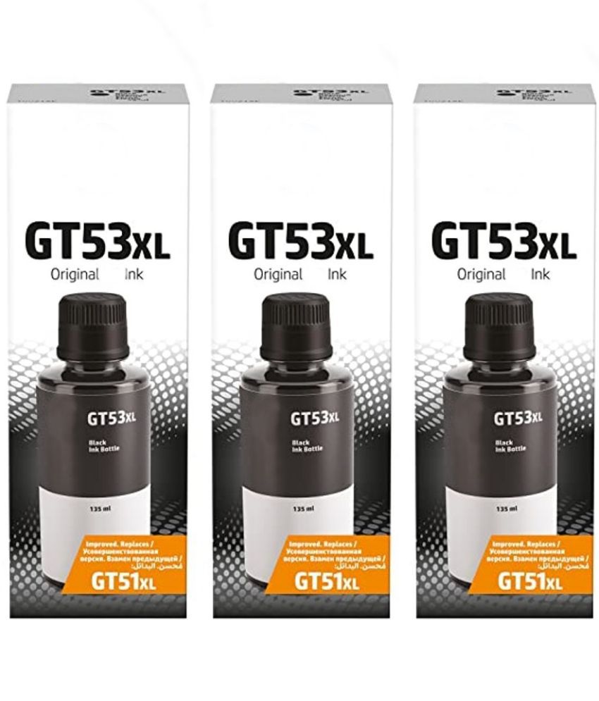     			TEQUO GT53 Ink For 416 Black Pack of 3 Cartridge for H_P GT53XL for H_P 315, 316, 319, 416, 500, 515, 525, 516, 530, 580, 585 Ink Bottle