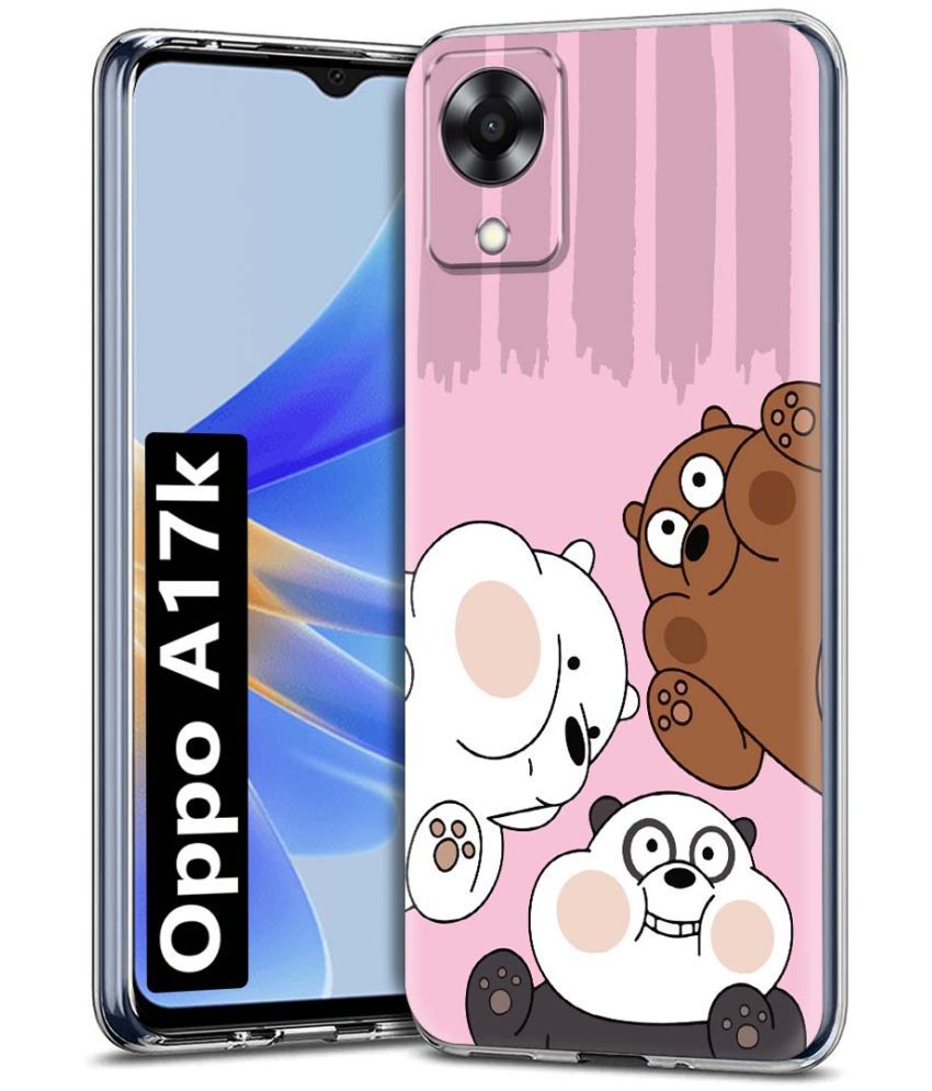     			Fashionury Multicolor Printed Back Cover Silicon Compatible For Oppo A17K ( Pack of 1 )