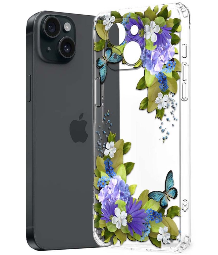     			Fashionury Multicolor Printed Back Cover Silicon Compatible For Apple iPhone 15 Plus ( Pack of 1 )