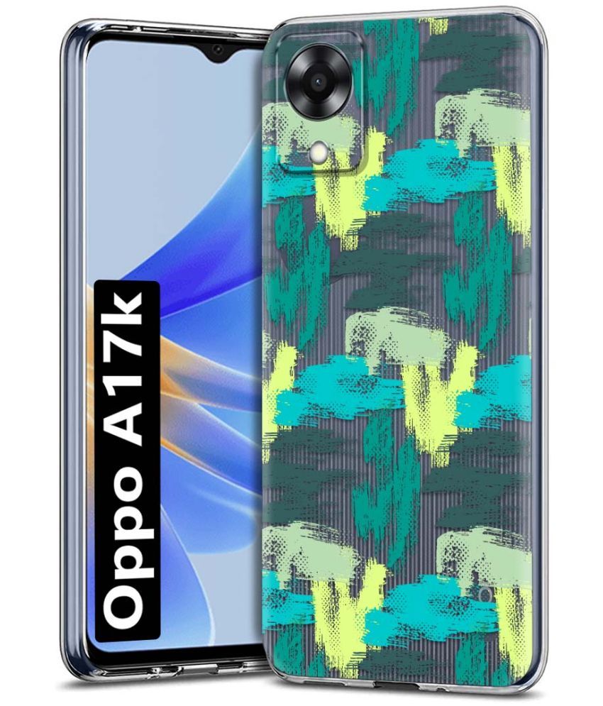     			Fashionury Multicolor Printed Back Cover Silicon Compatible For Oppo A17K ( Pack of 1 )