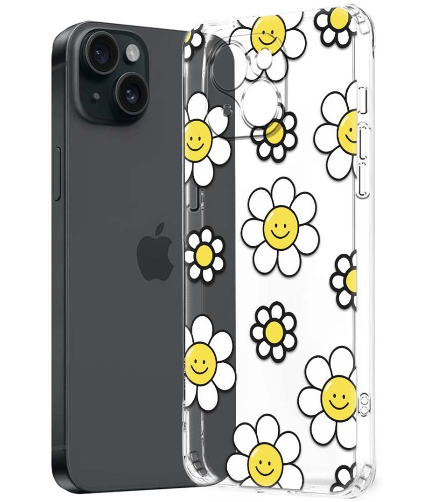     			Fashionury Multicolor Printed Back Cover Silicon Compatible For Apple iPhone 15 Plus ( Pack of 1 )