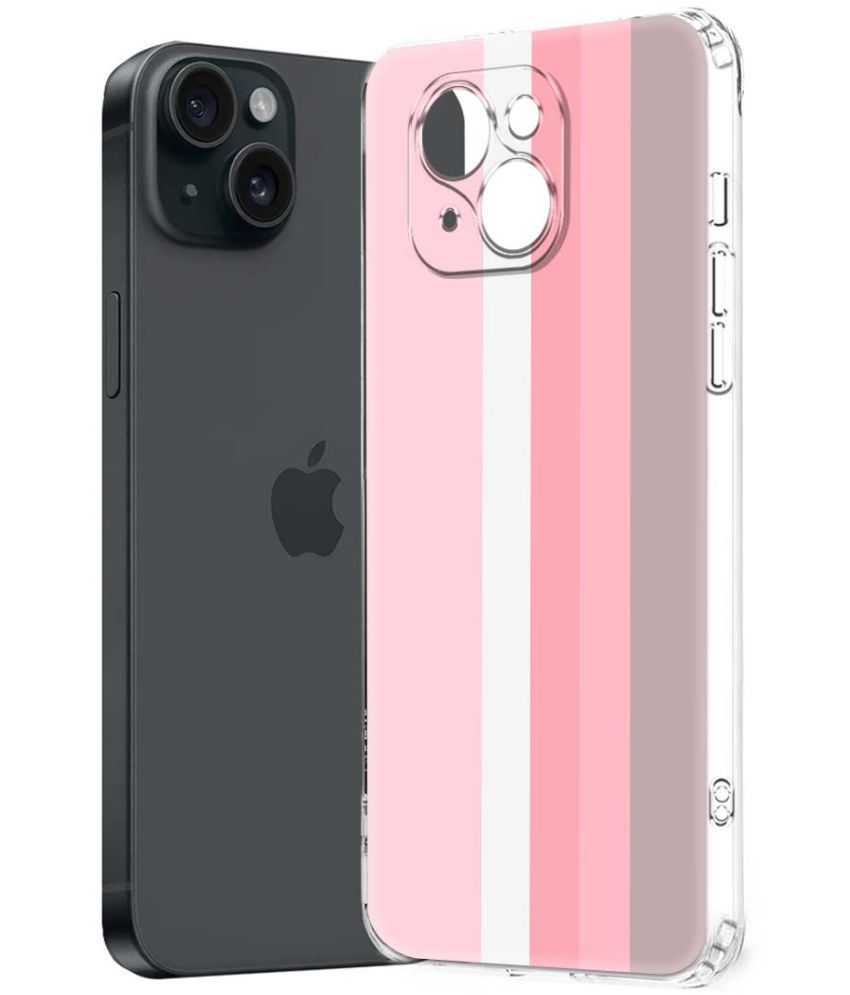     			Fashionury Multicolor Printed Back Cover Silicon Compatible For Apple iPhone 15 Plus ( Pack of 1 )