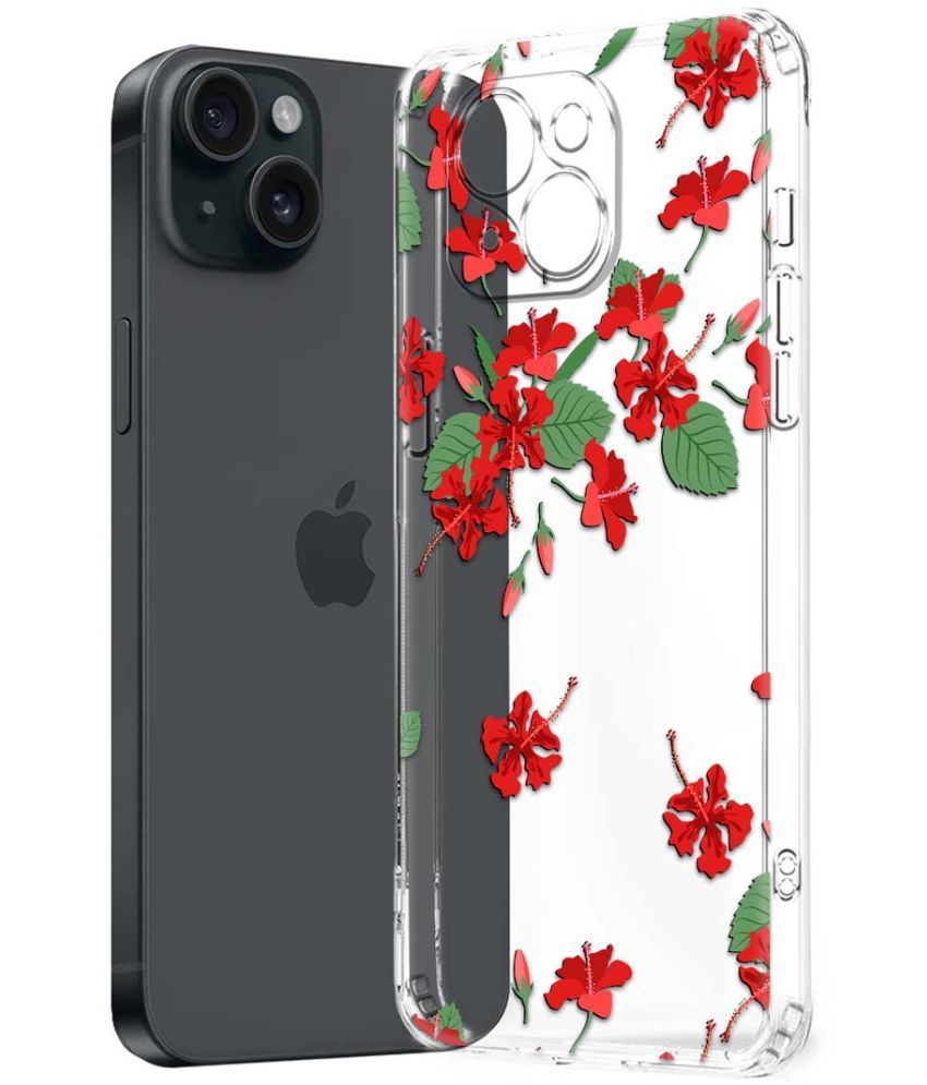     			Fashionury Multicolor Printed Back Cover Silicon Compatible For Apple iPhone 15 Plus ( Pack of 1 )