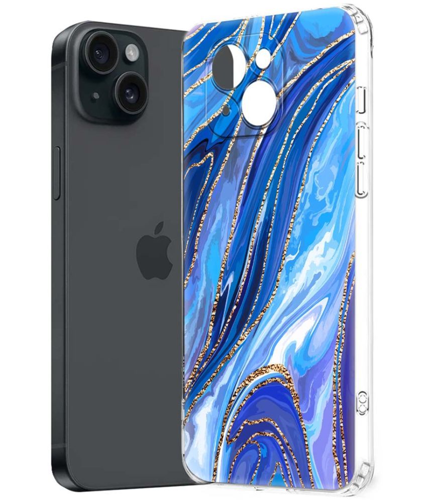     			Fashionury Multicolor Printed Back Cover Silicon Compatible For Apple iPhone 15 Plus ( Pack of 1 )