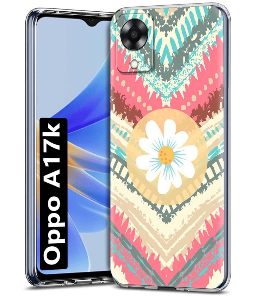     			Fashionury Multicolor Printed Back Cover Silicon Compatible For Oppo A17K ( Pack of 1 )