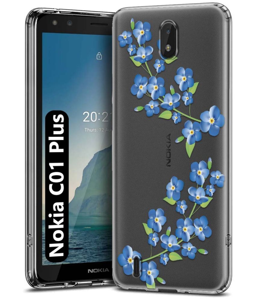     			Fashionury Multicolor Printed Back Cover Silicon Compatible For Nokia C01 Plus ( Pack of 1 )