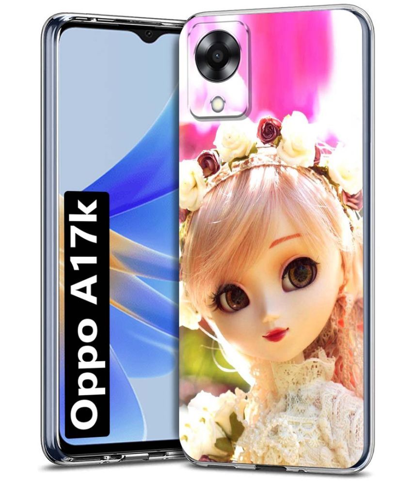     			Fashionury Multicolor Printed Back Cover Silicon Compatible For Oppo A17K ( Pack of 1 )