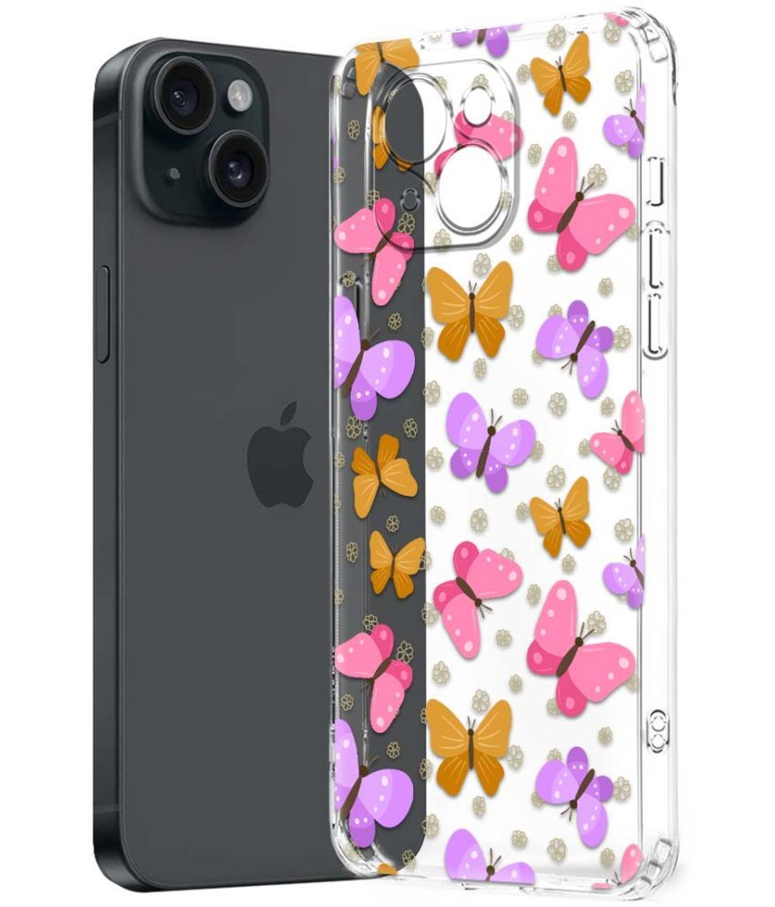     			Fashionury Multicolor Printed Back Cover Silicon Compatible For Apple iPhone 15 Plus ( Pack of 1 )