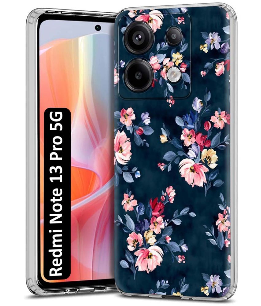     			Fashionury Multicolor Printed Back Cover Silicon Compatible For Redmi Note 13 Pro 5G ( Pack of 1 )