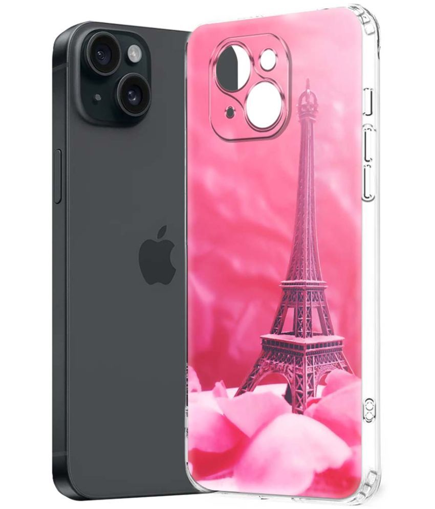     			Fashionury Multicolor Printed Back Cover Silicon Compatible For Apple iPhone 15 Plus ( Pack of 1 )