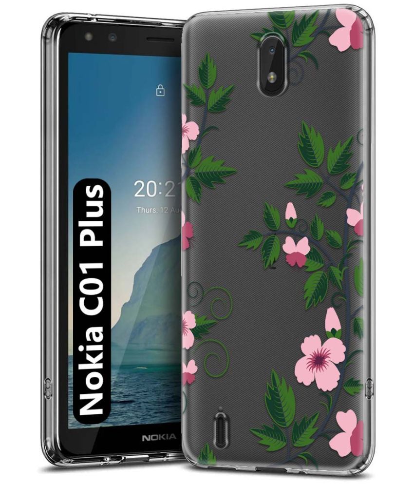     			Fashionury Multicolor Printed Back Cover Silicon Compatible For Nokia C01 Plus ( Pack of 1 )