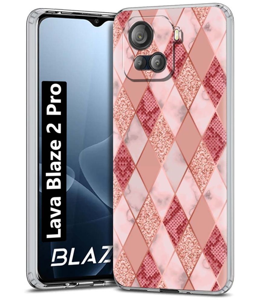     			NBOX Multicolor Printed Back Cover Silicon Compatible For Lava Blaze 2 Pro ( Pack of 1 )