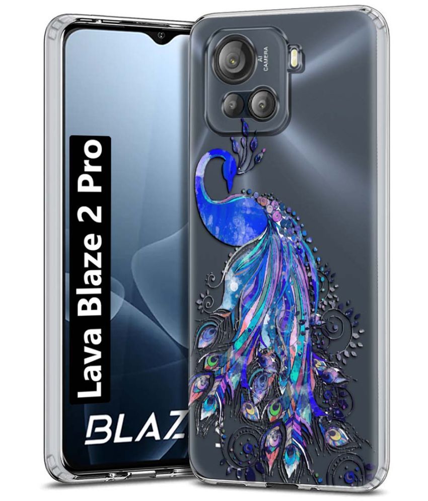     			NBOX Multicolor Printed Back Cover Silicon Compatible For Lava Blaze 2 Pro ( Pack of 1 )