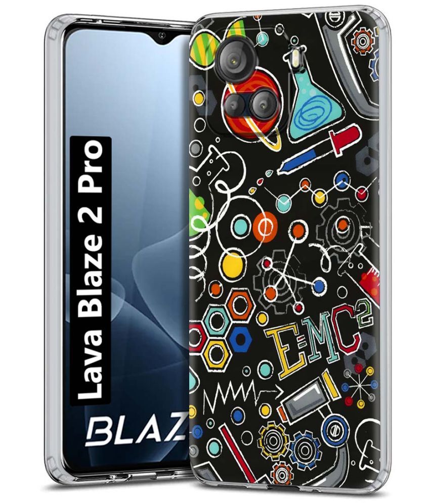     			NBOX Multicolor Printed Back Cover Silicon Compatible For Lava Blaze 2 Pro ( Pack of 1 )