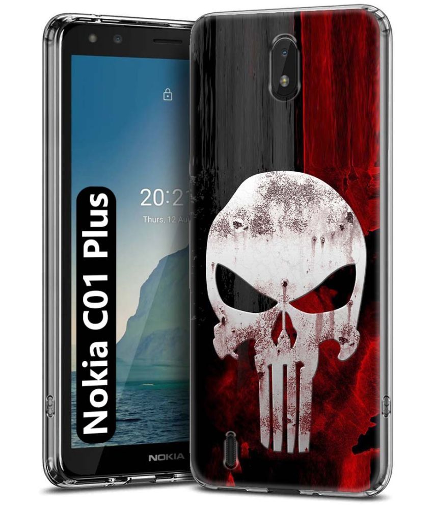     			NBOX Multicolor Printed Back Cover Silicon Compatible For Nokia C01 Plus ( Pack of 1 )