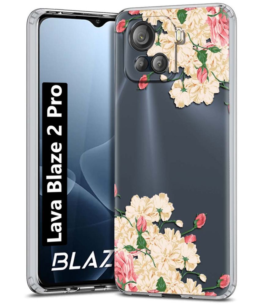     			NBOX Multicolor Printed Back Cover Silicon Compatible For Lava Blaze 2 Pro ( Pack of 1 )